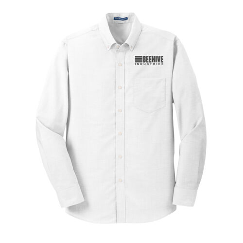 Beehive Embroidered - SuperPro ™ Oxford Shirt Thumbnail