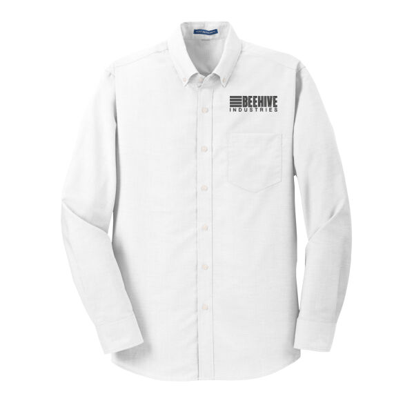 Beehive Embroidered - SuperPro ™ Oxford Shirt Thumbnail