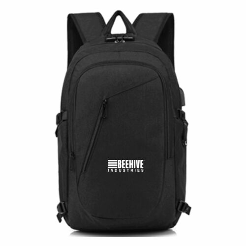 Beehive Printed  - City Smart Travel Laptop Backpack  Thumbnail