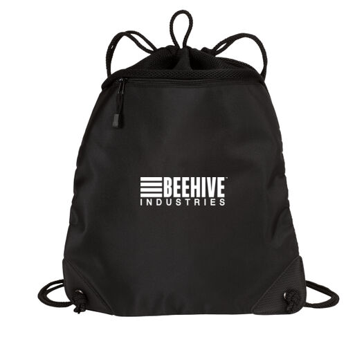 Beehive Printed  - Cinch Pack with Mesh Trim Thumbnail