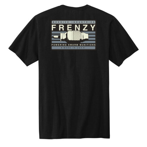 Beehive Frenzy Back Crest Front - All American Tee Thumbnail