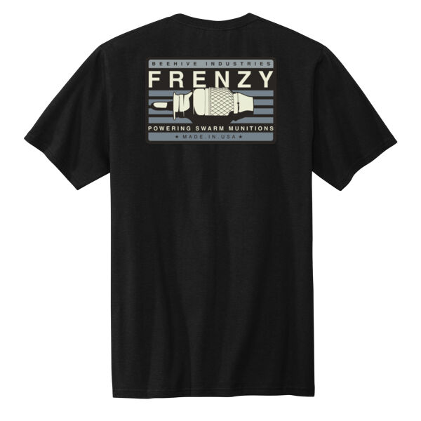 Beehive Frenzy Back Crest Front - All American Tee Thumbnail