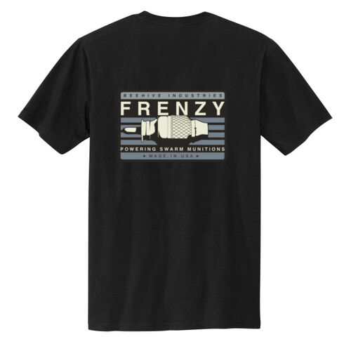 Beehive Frenzy Back Crest Front - Chore Tee Thumbnail