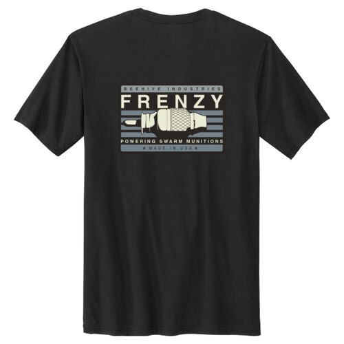 Beehive Frenzy Back Crest Front - Tri Tee Thumbnail