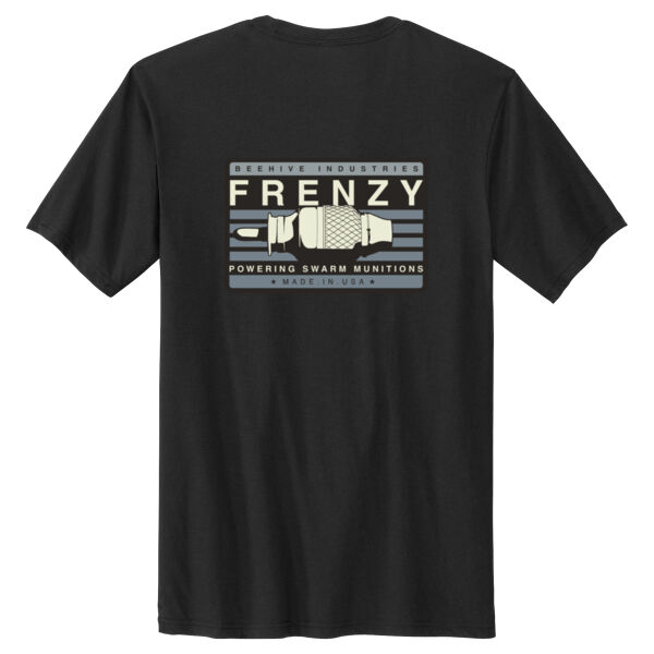Beehive Frenzy Back Crest Front - Tri Tee Thumbnail