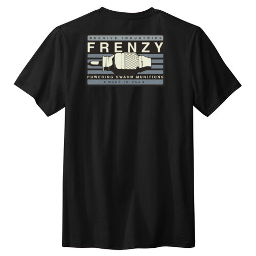 Beehive Frenzy Back Crest Front - Daily Tee Thumbnail