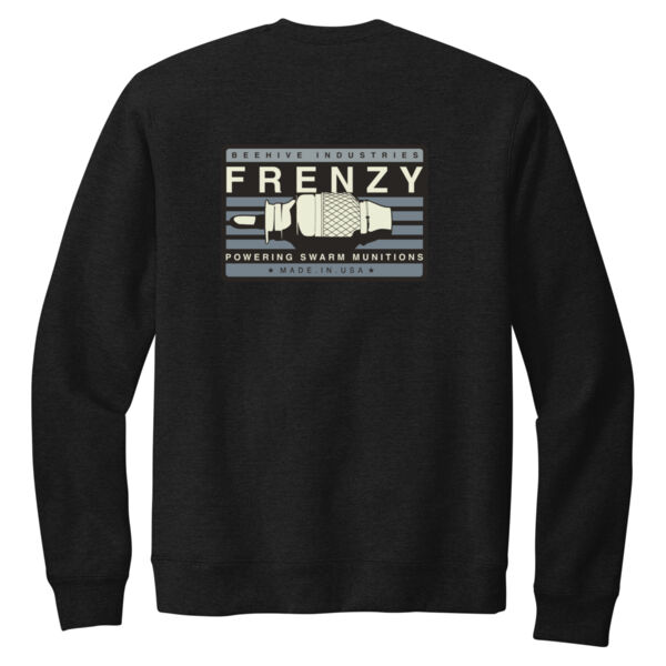 Beehive Frenzy Back Crest Front - Chore Fleece Crewneck Thumbnail