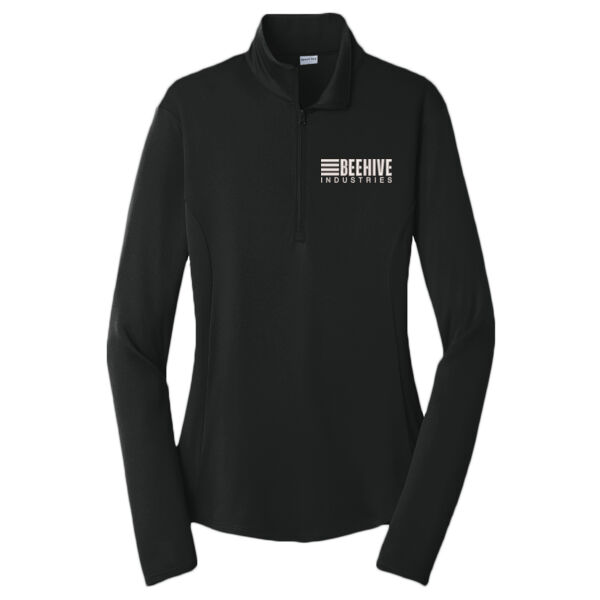 Beehive Embroidered - Ladies PosiCharge ® Competitor ™ 1/4 Zip Pullover Thumbnail