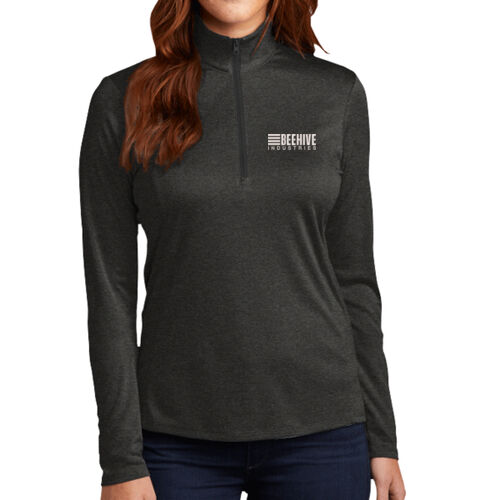 Beehive Embroidered - Ladies Endeavor 1/4 Zip Pullover  Thumbnail