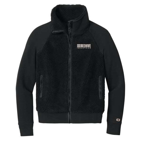 Beehive Embroidered - Ladies Luuma Sherpa Full Zip Thumbnail