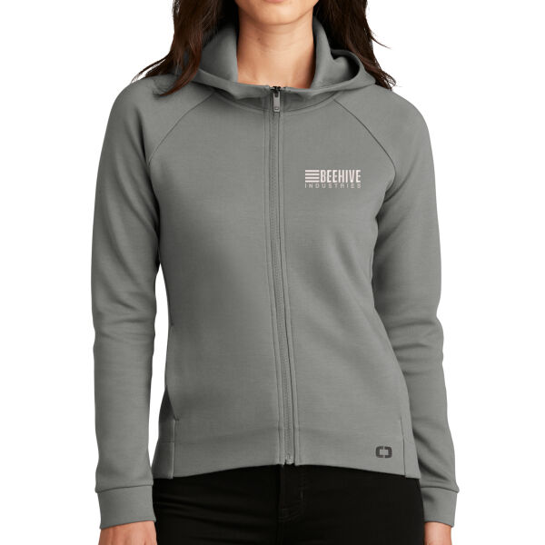 Beehive Embroidered - Women's Bolt Full Zip Hoodie Thumbnail
