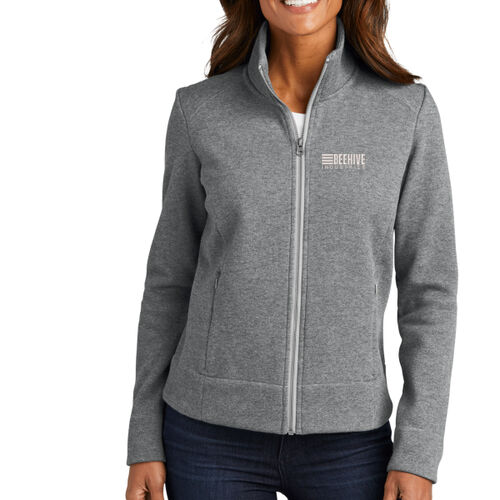 Beehive Embroidered - Ladies Network Fleece Jacket Thumbnail