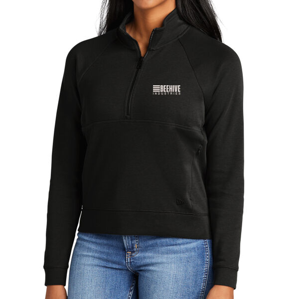 Beehive Embroidered - Ladies STS 1/2 Zip Thumbnail