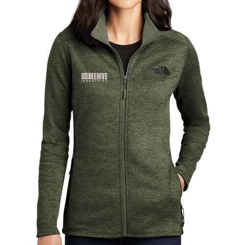 Beehive Embroidered - Ladies Skyline Full Zip Fleece Jacket Thumbnail