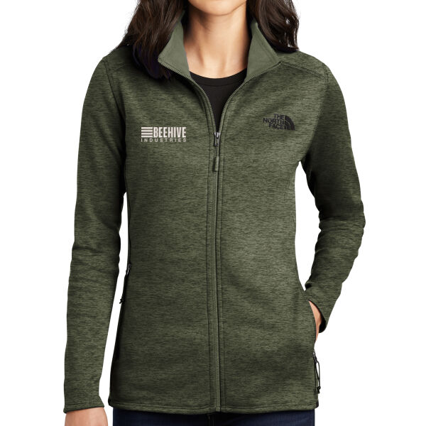 Beehive Embroidered - Ladies Skyline Full Zip Fleece Jacket Thumbnail