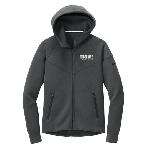 Beehive Embroidered - Women's Tech Fleece Full Zip Hoodie Thumbnail