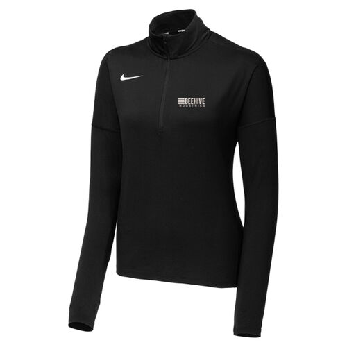 Beehive Embroidered - Ladies Dry Element 1/2 Zip Cover Up Thumbnail