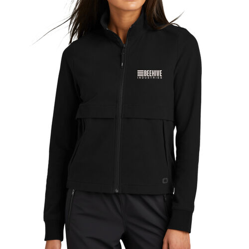 Beehive Embroidered - Ladies Outstretch Full Zip Thumbnail