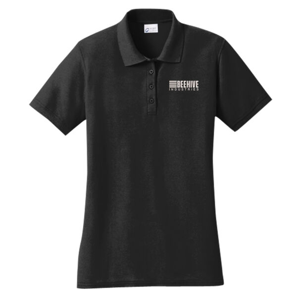 Beehive Embroidered - Ladies Core Blend Pique Polo Thumbnail