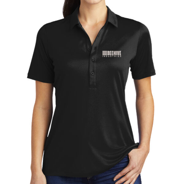 Beehive Embroidered - Ladies Posi UV ® Pro Polo Thumbnail