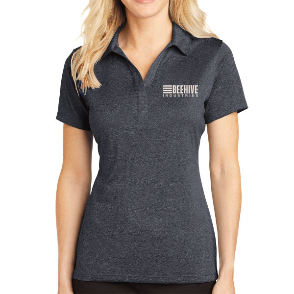 Beehive Embroidered - Ladies Heather Contender™ Polo Thumbnail