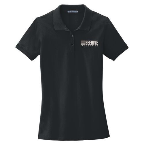 Beehive Embroidered - Ladies EZCotton ® Polo Thumbnail