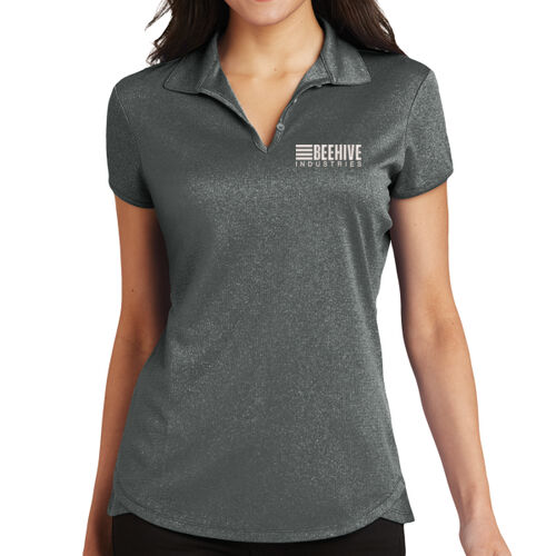 Beehive Embroidered - Ladies Trace Heather Polo Thumbnail