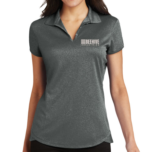 Beehive Embroidered - Ladies Trace Heather Polo Thumbnail