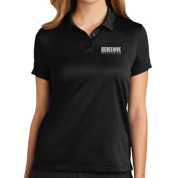 Beehive Embroidered - Ladies Dry Essential Solid Polo Thumbnail
