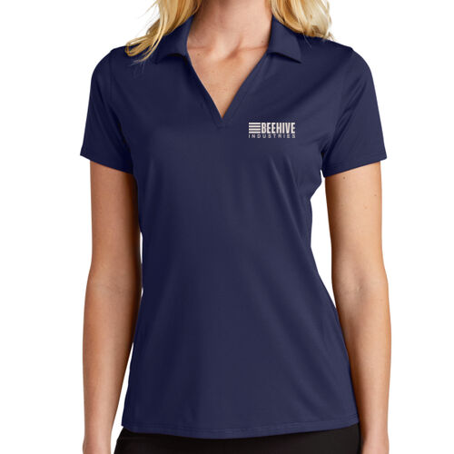 Beehive Embroidered - Ladies Performance Staff Polo Thumbnail