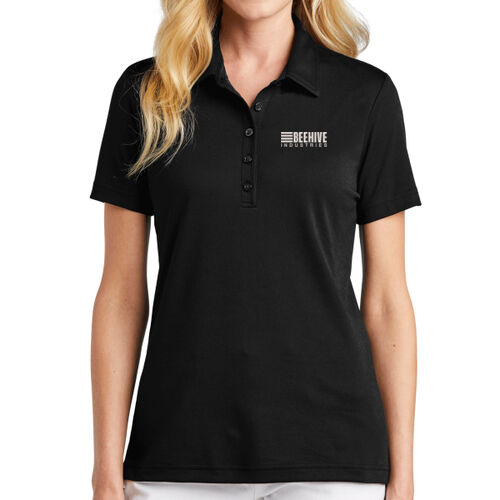 Beehive Embroidered - Ladies Oceanside Solid Polo Thumbnail