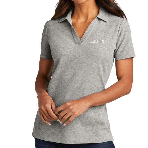 Beehive Embroidered - Ladies C Free ® Cotton Blend Pique Polo Thumbnail