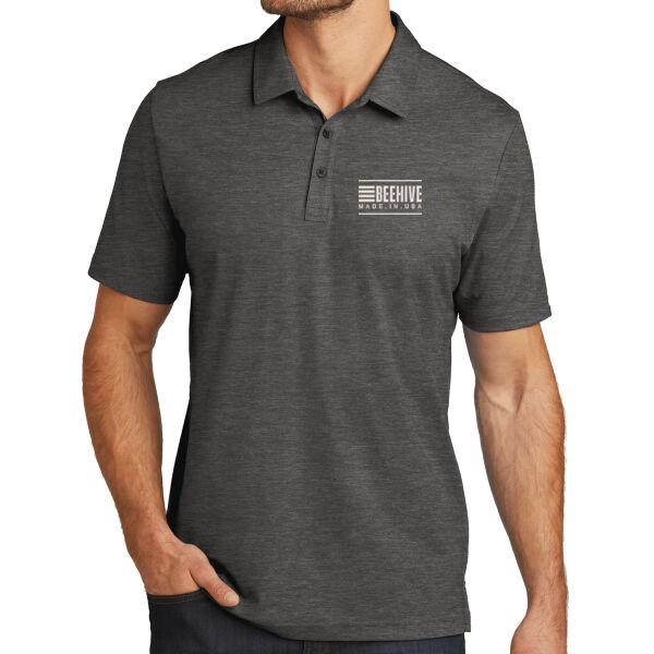Beehive Embroidered  - TravisMathew Oceanside Heather Polo Thumbnail