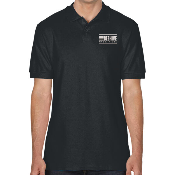Beehive Embroidered  - Softstyle ® Pique Polo Thumbnail