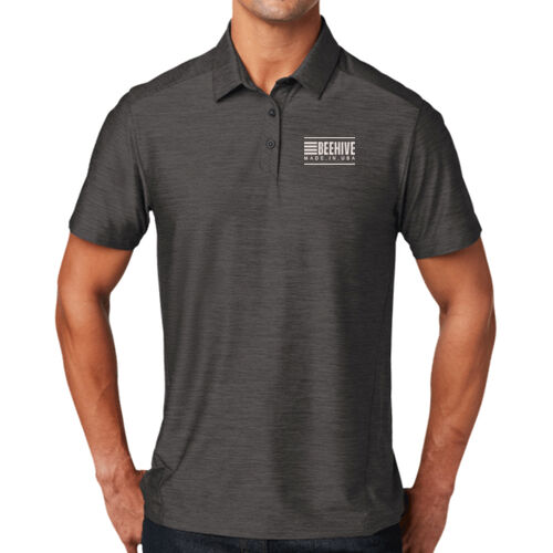 Beehive Embroidered  - Slate Polo Thumbnail