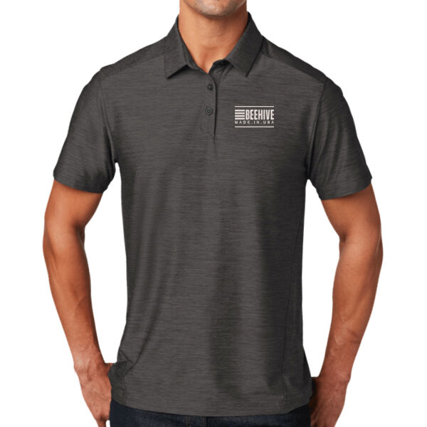 Beehive Embroidered  - Slate Polo Thumbnail