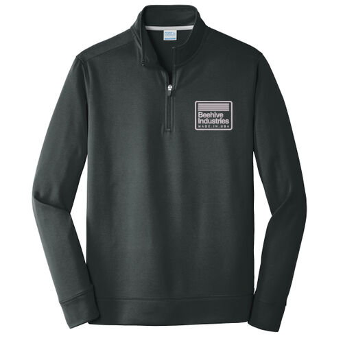Beehive Embroidered - Performance Fleece 1/4 Zip Pullover Sweatshirt Thumbnail