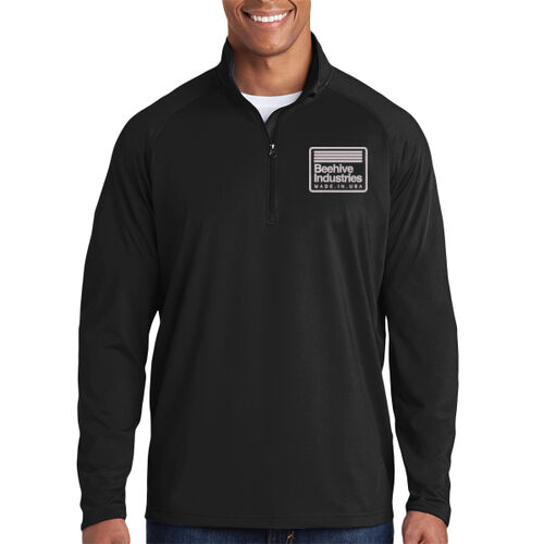 Beehive Embroidered - Sport Wick ® Stretch 1/2 Zip Pullover Thumbnail