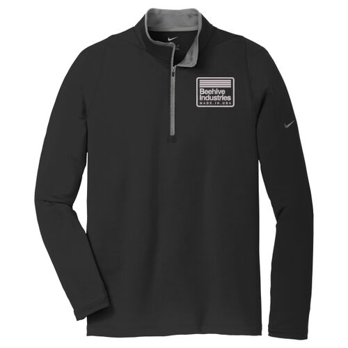 Beehive Embroidered - Dri FIT Stretch 1/2 Zip Cover Up Thumbnail