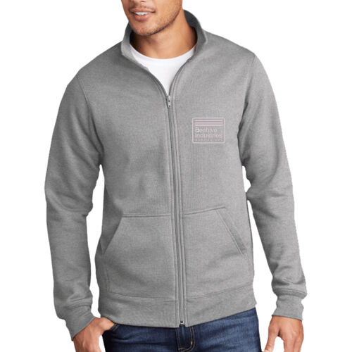 Beehive Embroidered - Core Fleece Cadet Full Zip Sweatshirt Thumbnail