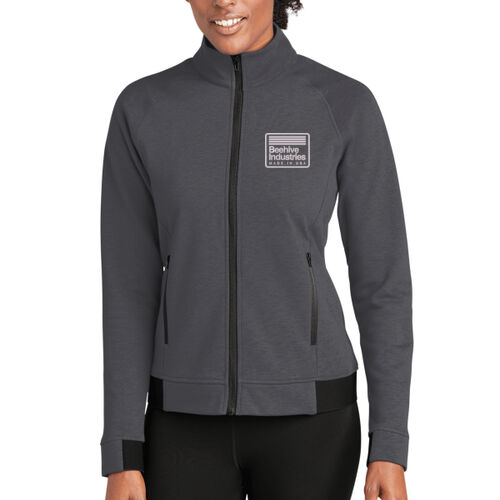 Beehive Embroidered - Ladies PosiCharge ® Strive Full Zip Thumbnail