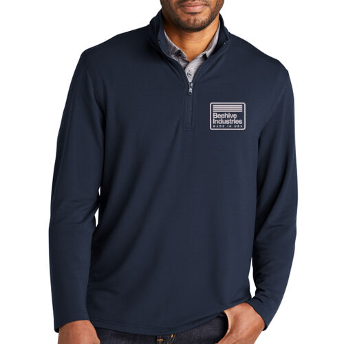 Beehive Embroidered - Microterry 1/4 Zip Pullover Thumbnail