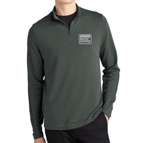 Beehive Embroidered - Stretch 1/4 Zip Pullover Thumbnail