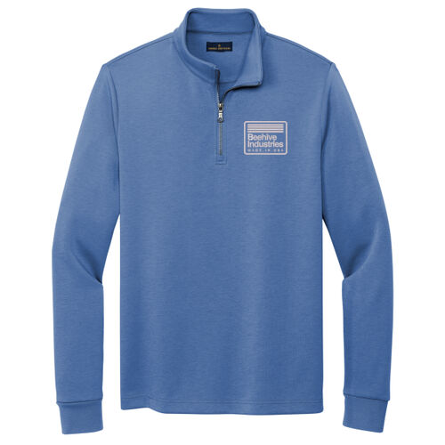 Beehive Embroidered - Double Knit 1/4 Zip Thumbnail