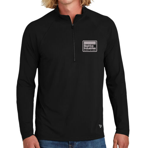 Beehive Embroidered - Power 1/2 Zip Thumbnail