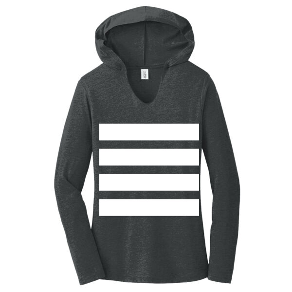 Beehive Full Front Stripes - Women's Perfect Tri ® Long Sleeve Hoodie Thumbnail