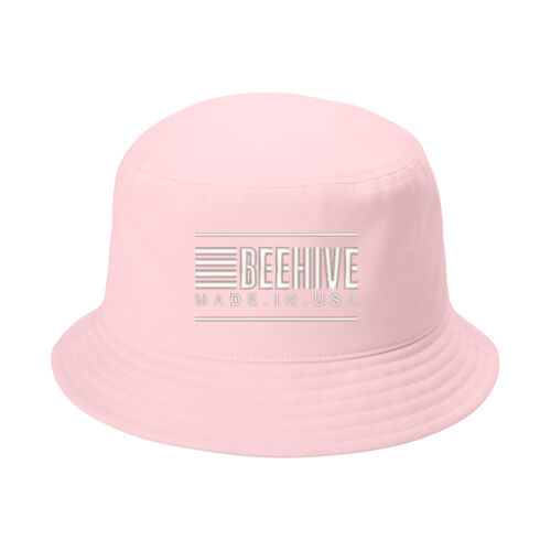 Beehive Embroidered - Twill Short Brim Bucket Hat Thumbnail