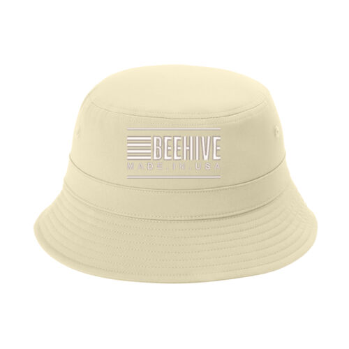 Beehive Embroidered - Poly Bucket Hat Thumbnail