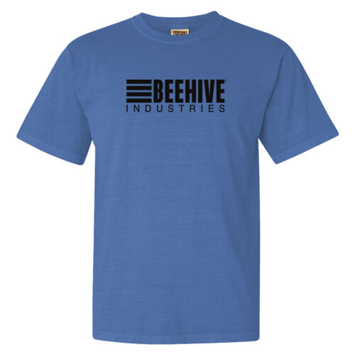 Beehive Logo Full Front Black - Heavyweight Ring Spun Tee Thumbnail