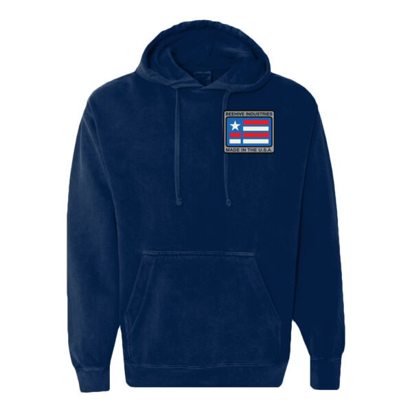 Beehive Flag  - Ring Spun Hooded Sweatshirt Thumbnail